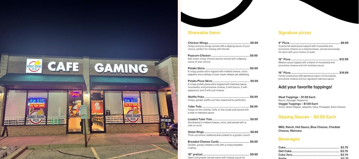 Bonus Round Pizza and Gaming Gallery Image 1